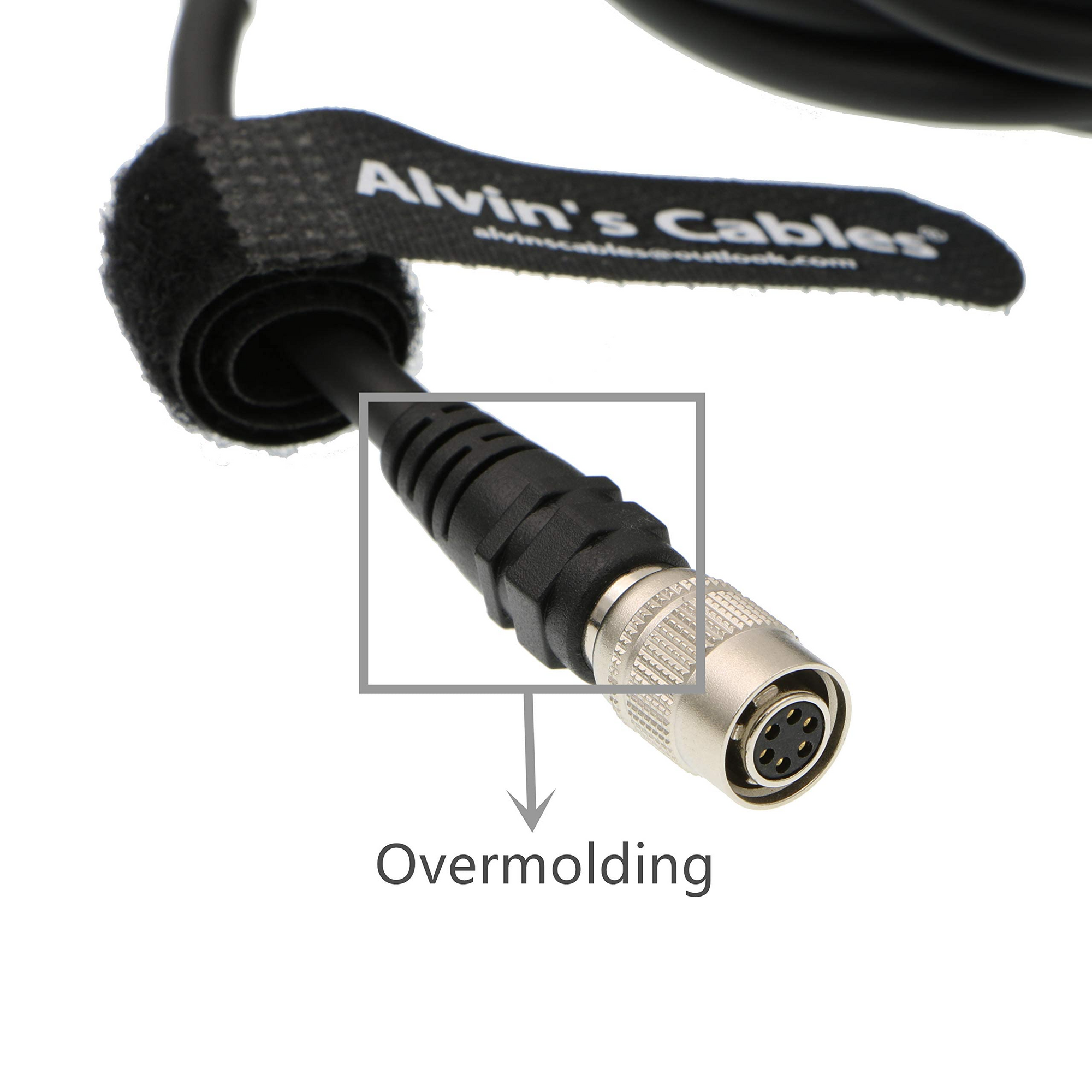 Alvin’s Cable Hirose 6 Pin Female HR10A-7P-6S to Flying Lead Power I/O Cable for Basler GIGE AVT for Sony CCD Camera