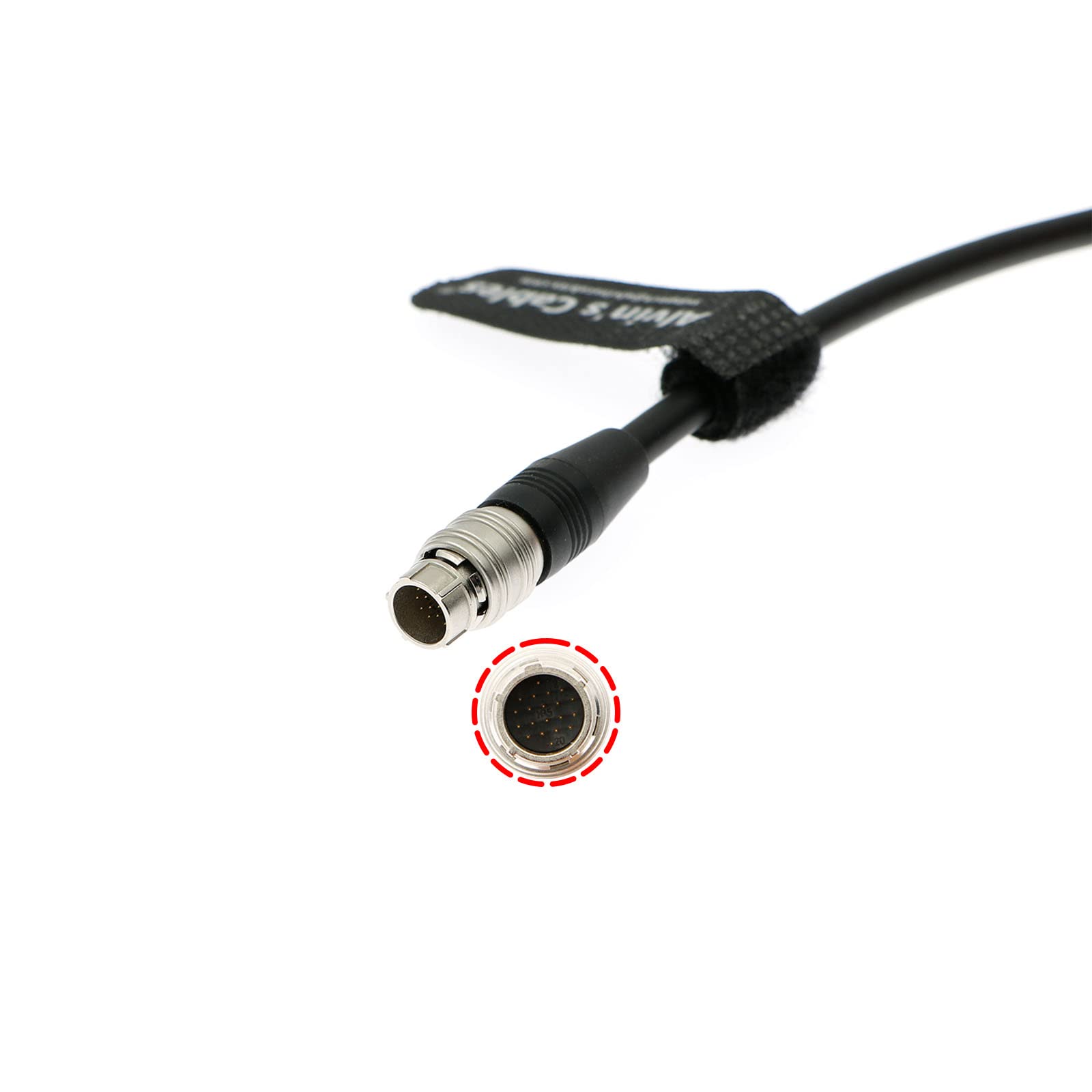 Alvin’s Cables Hirose 20 Pin Male to Female Extension Cable for Canon CN-E18-80mm Lens to FPD-400D| ZSG-C10| ZSD-300D Controller 10M/32.8ft