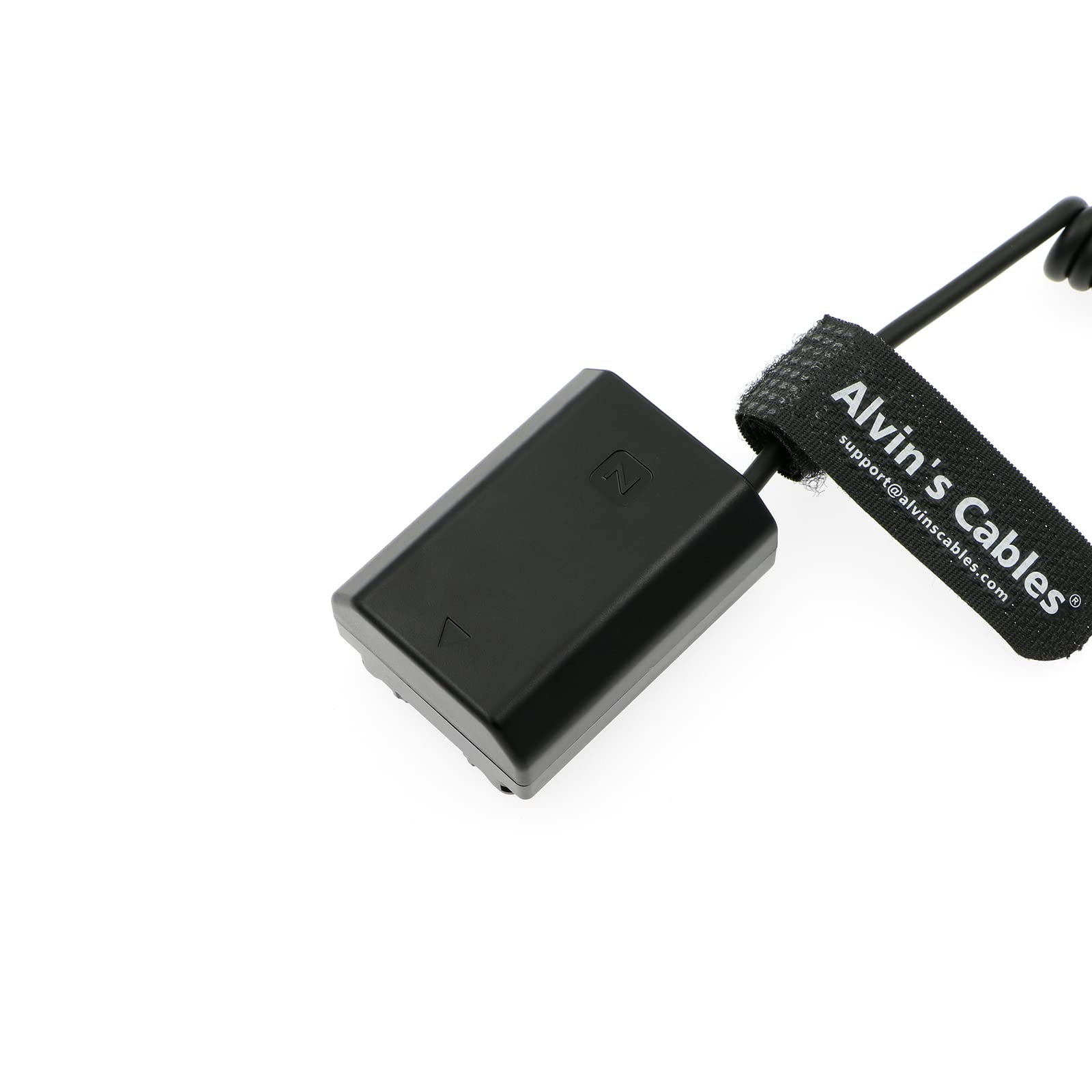 Alvin's Cables USB-C Type-C PD to NP-FZ100 Dummy Battery Coiled Power Cable for Sony Alpha A7 III, A7S III, A7R III, A7R IV, A9, A9II, A9R, A9S, A6600, A7C, A1 Camera