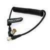 Blackmagic BNC-Stecker RG179 Flexibles Koaxialkabel für BMCC-Videokameras, gerade auf rechtwinklige Alvin's-Kabel