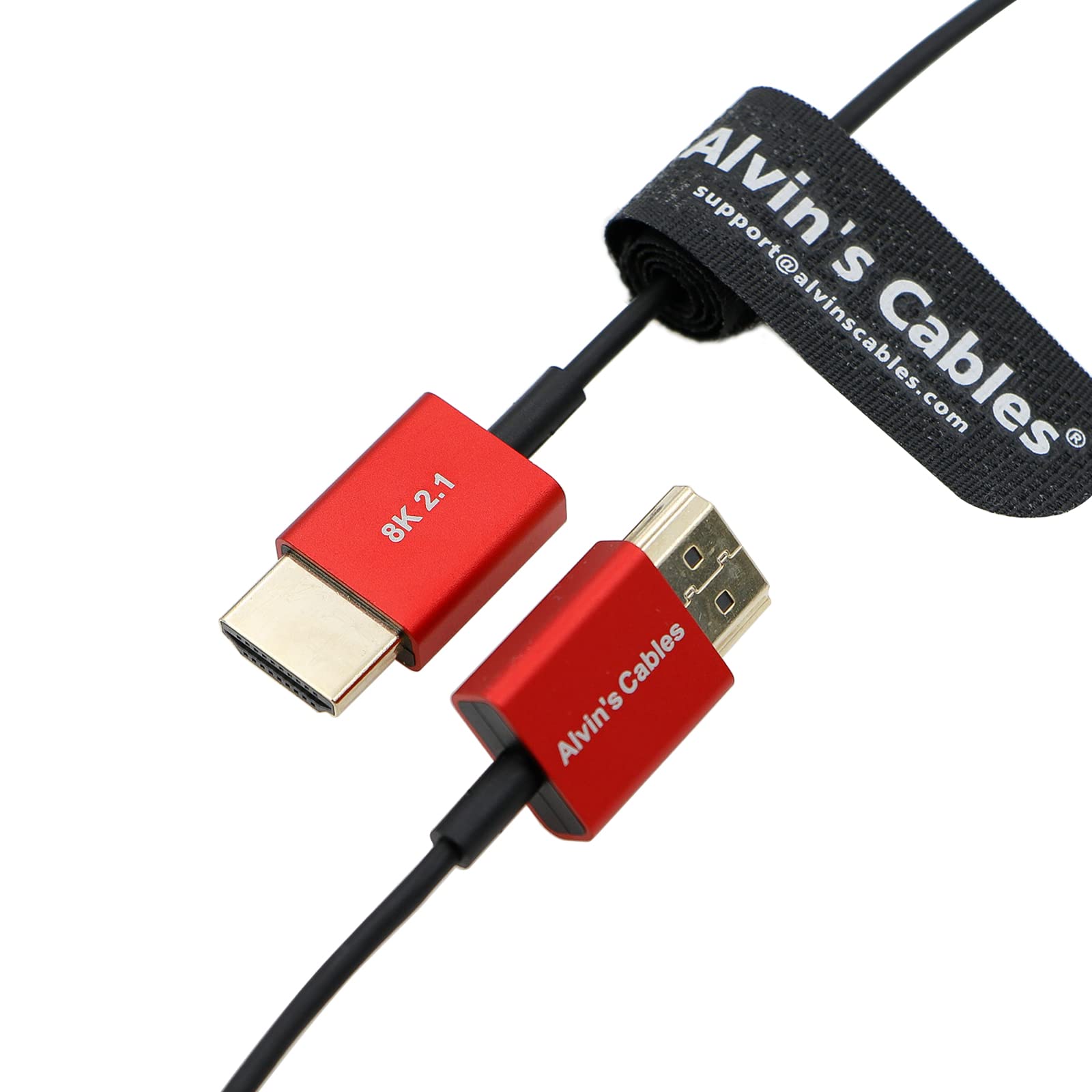 Alvin’s Cables 8K 2.1 Full HDMI Cable for Atomos Ninja-V 4K-60P Record from Z-CAM for Canon-C70, for Sony A7S3,A9,A74