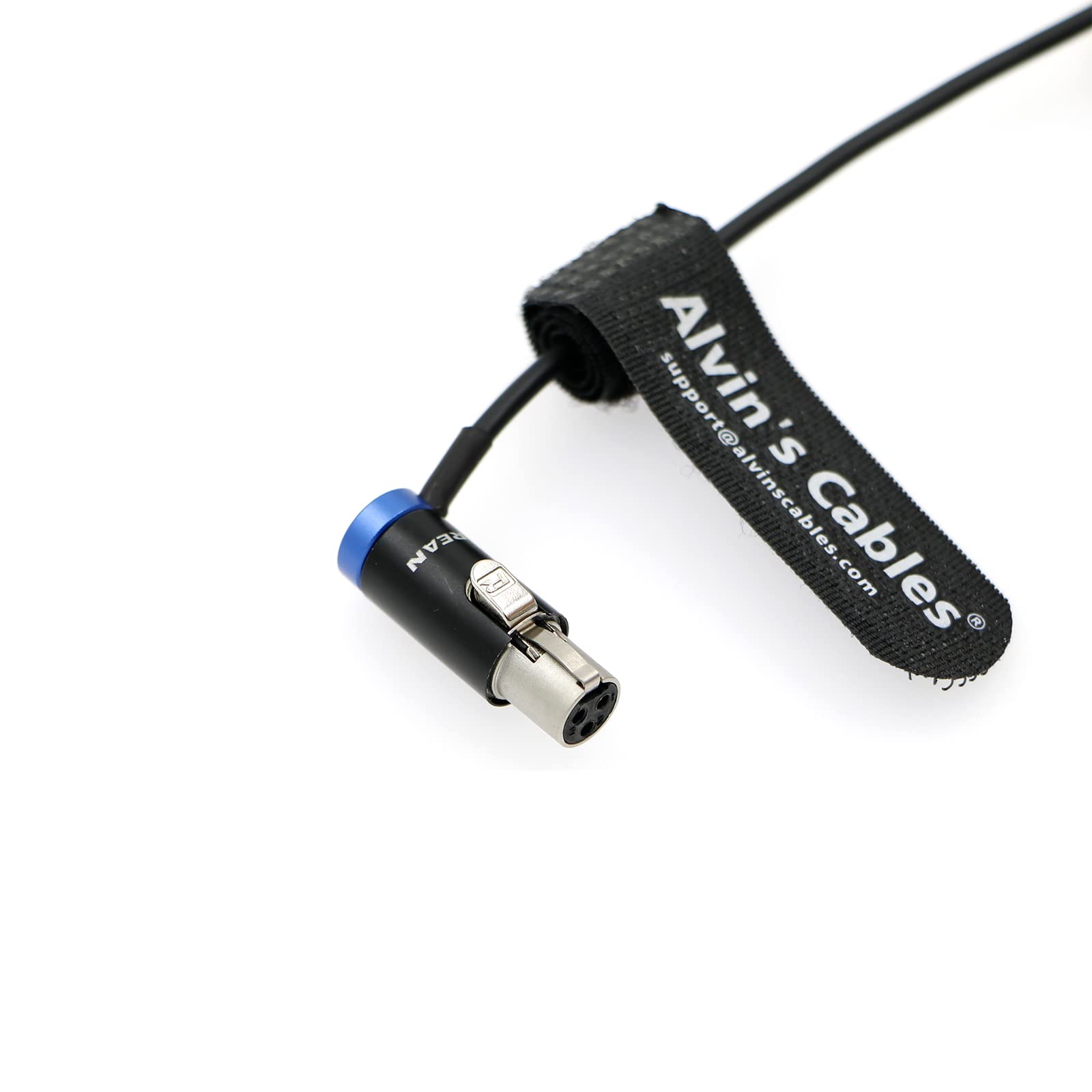 Alvin’s Cables Low Profile TA3F to XLR 3 Pin Male Audio Cable for Lectrosonics Receivers to Sound Devices 60cm|24inches Blue
