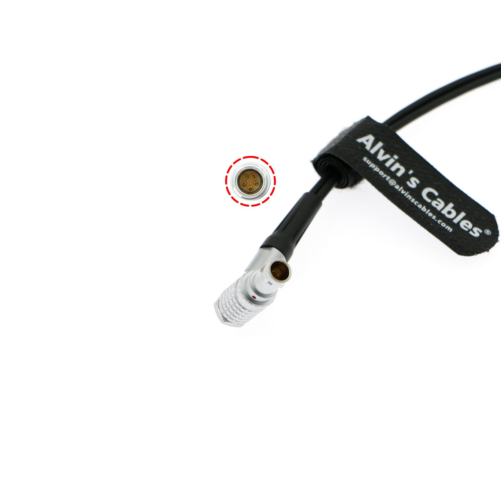 Alvin&#39;s Cables Timecode Input Output Cable for ARRI Alexa Sound Devices Atomos Ultrasync One 5 Pin to Dual DIN Timecode Cable 50cm|19.7inches