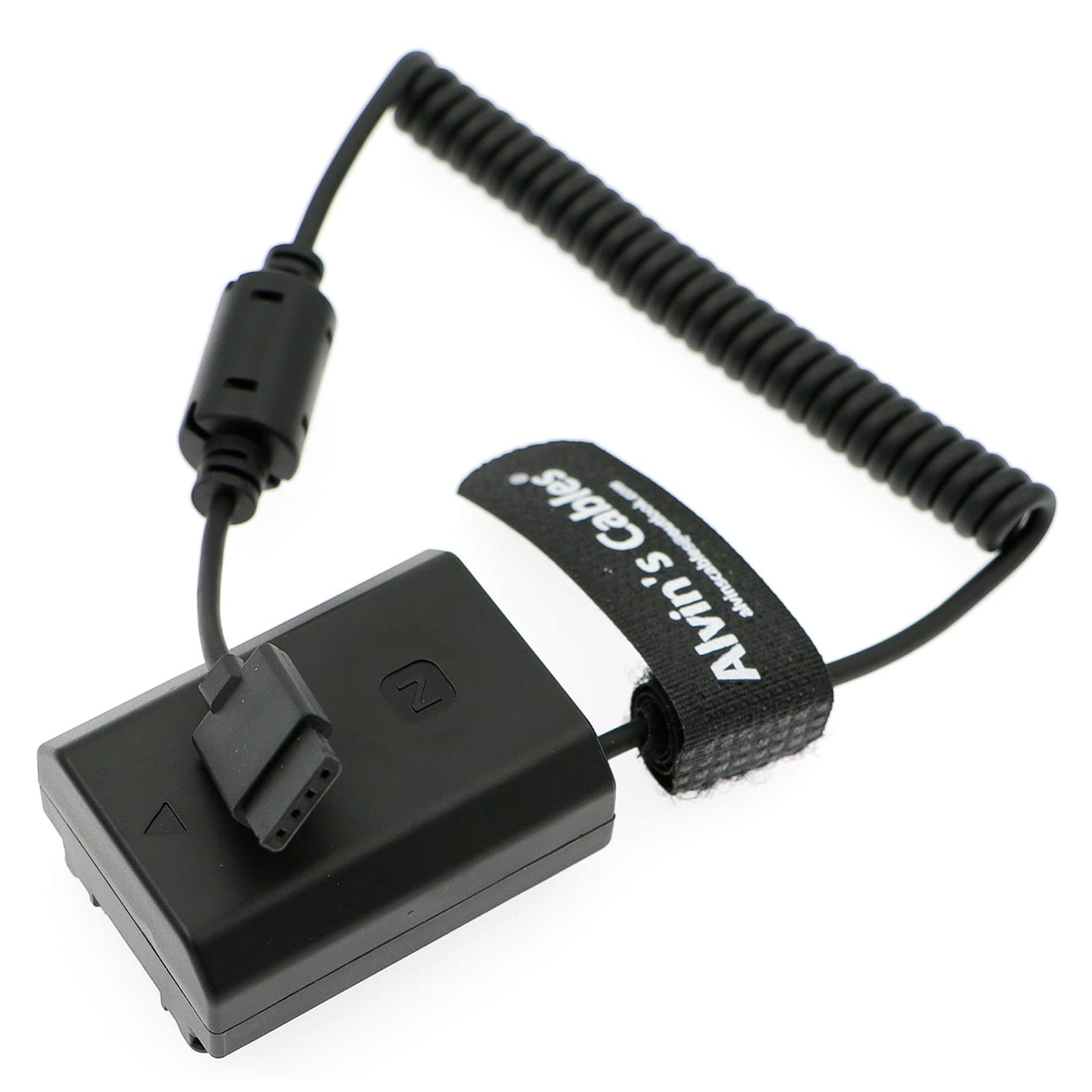 Alvin’s Cables NP-FZ100 Dummy Battery to Ronin S Gimbal Power Coiled Cable for Sony Alpha A9II A9 A7RIV A7RIII A7III A7SIII A6600 Camera