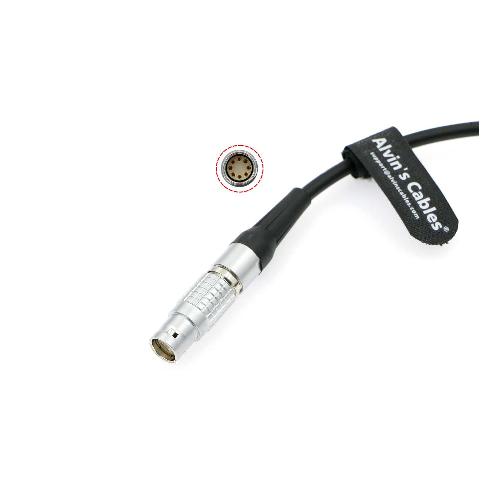 Stromkabel für ARRI Alexa Mini Amira Kamera XLR 3 Pin Stecker auf 2B 8 Pin Buchse Spiralkabel Alvin's Cables