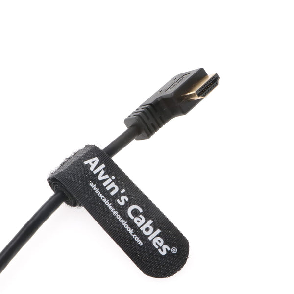 Alvin's Cables Z Cam E2 L Shape HDMI Cable Left Angle to Right Angle High Speed HDMI Cord for Atomos Shinobi Ninja V Monitor| Portkeys BM5 Monitor 50cm|19.7inches