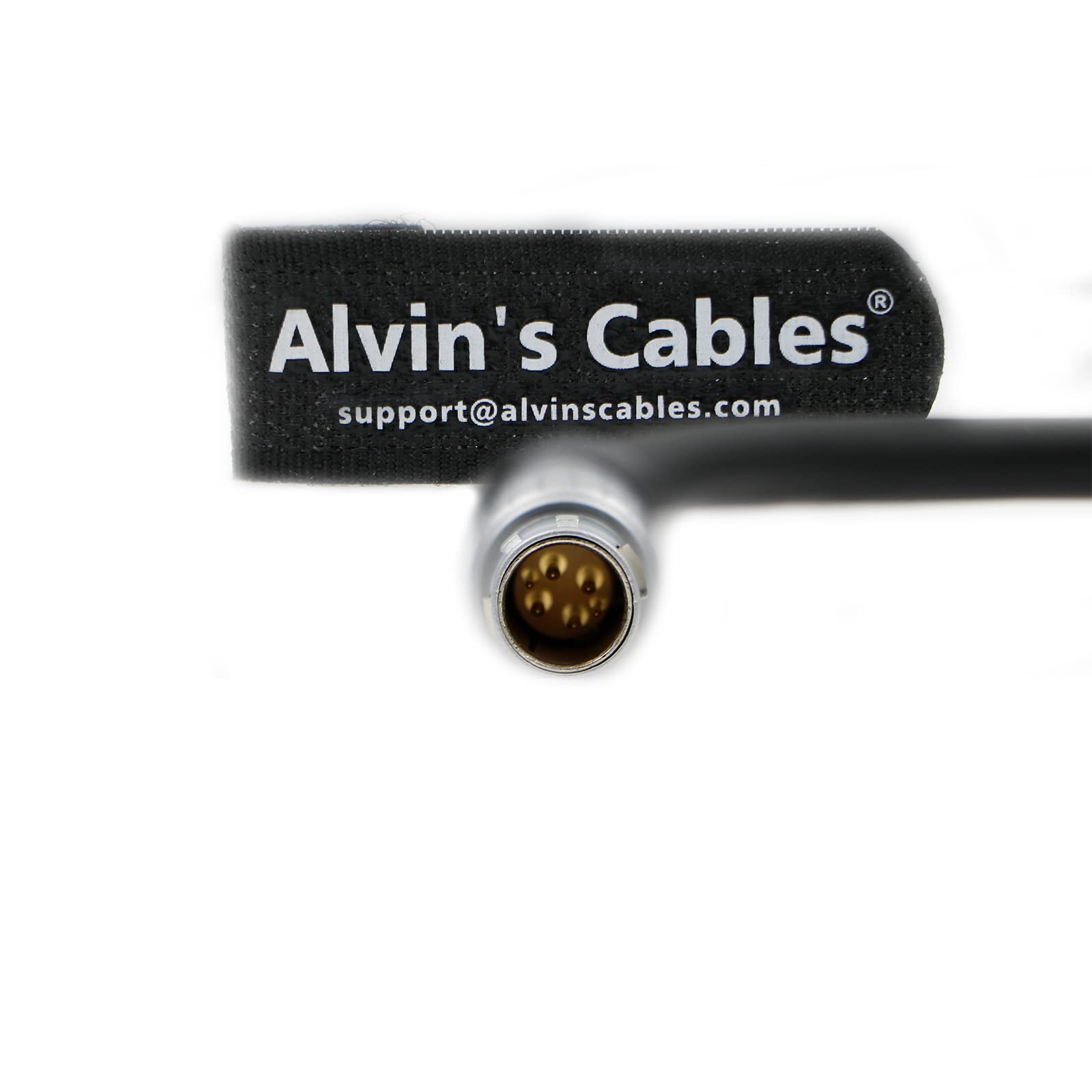 Alvin's Cables 6-poliger Stecker auf rechtwinklige 6-polige Buchse, Stromkabel für DJI Ronin-2 Gimbal Stabilizer an RED Epic & Scarlet Epic 19,7 Zoll/50 cm