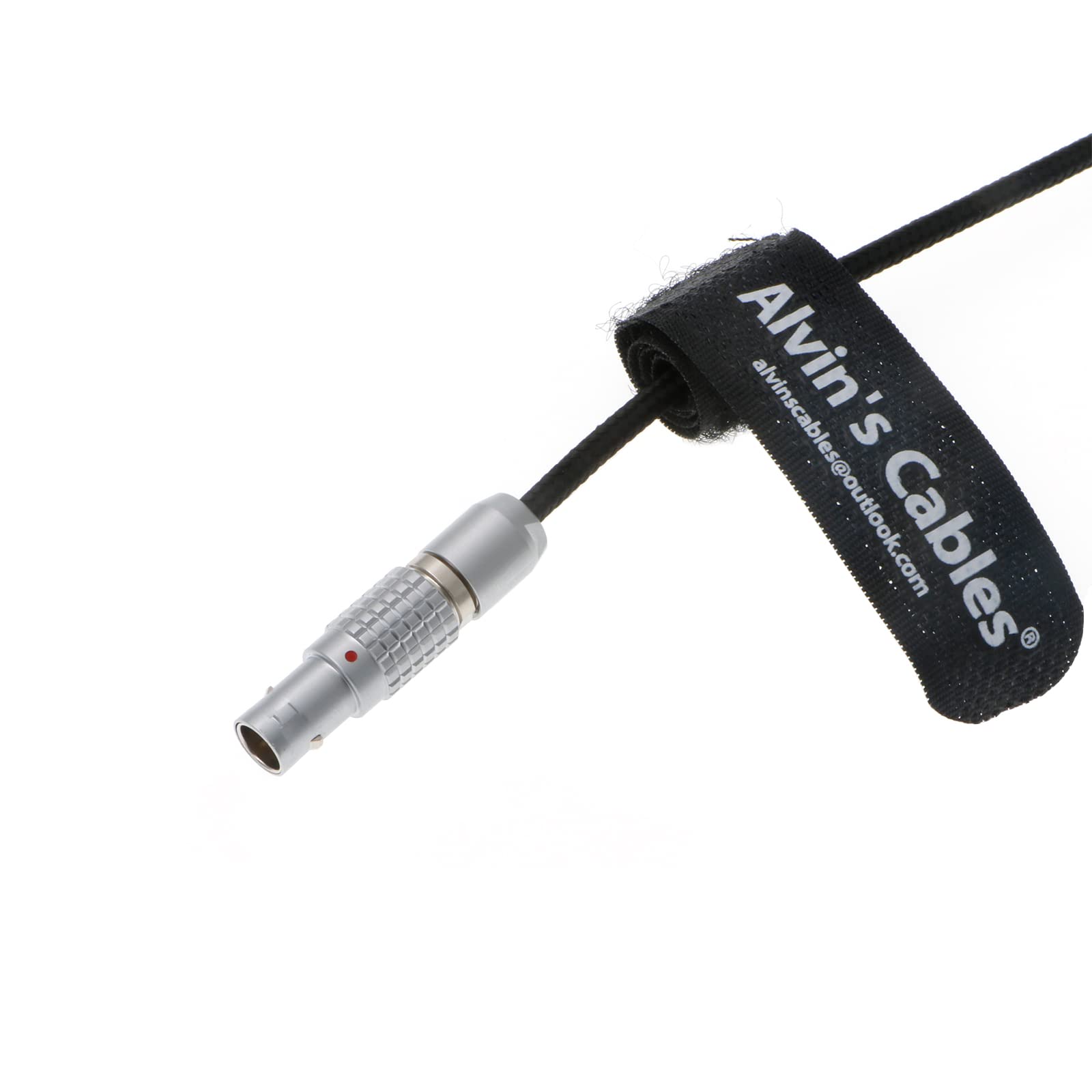 Flexible Power Cable for Nucleus M Motor from Letus Helix Jr. Gimbal Straight Nucleus M 7-Pin Male to 2-Pin Male Braided Wire 30cm Alvin’s Cables