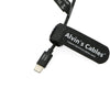 Alvin's Cables USB-C Type-C PD to NP-FZ100 Dummy Battery Coiled Power Cable for Sony Alpha A7 III, A7S III, A7R III, A7R IV, A9, A9II, A9R, A9S, A6600, A7C, A1 Camera