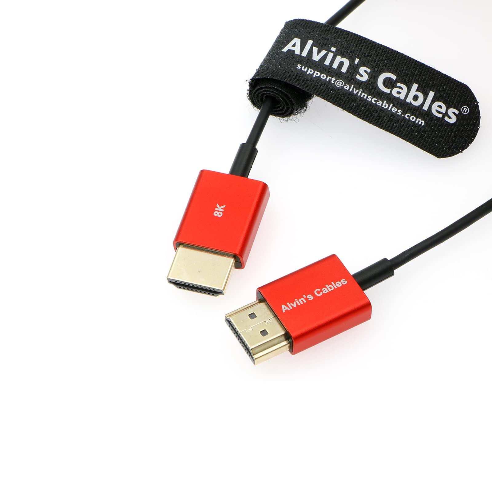 Alvin’s Cables 8K 2.1 Full HDMI Cable for Atomos Ninja-V 4K-60P Record from Z-CAM for Canon-C70, for Sony A7S3,A9,A74