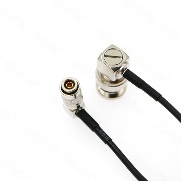 Alvin’s Cables DIN 1.0/2.3 to BNC 3G Coaxial Cable Mini BNC Male to BNC Male RG174 75 Ohm HD SDI Cable for Blackmagic Decklink Quad 60cm|23.6inches