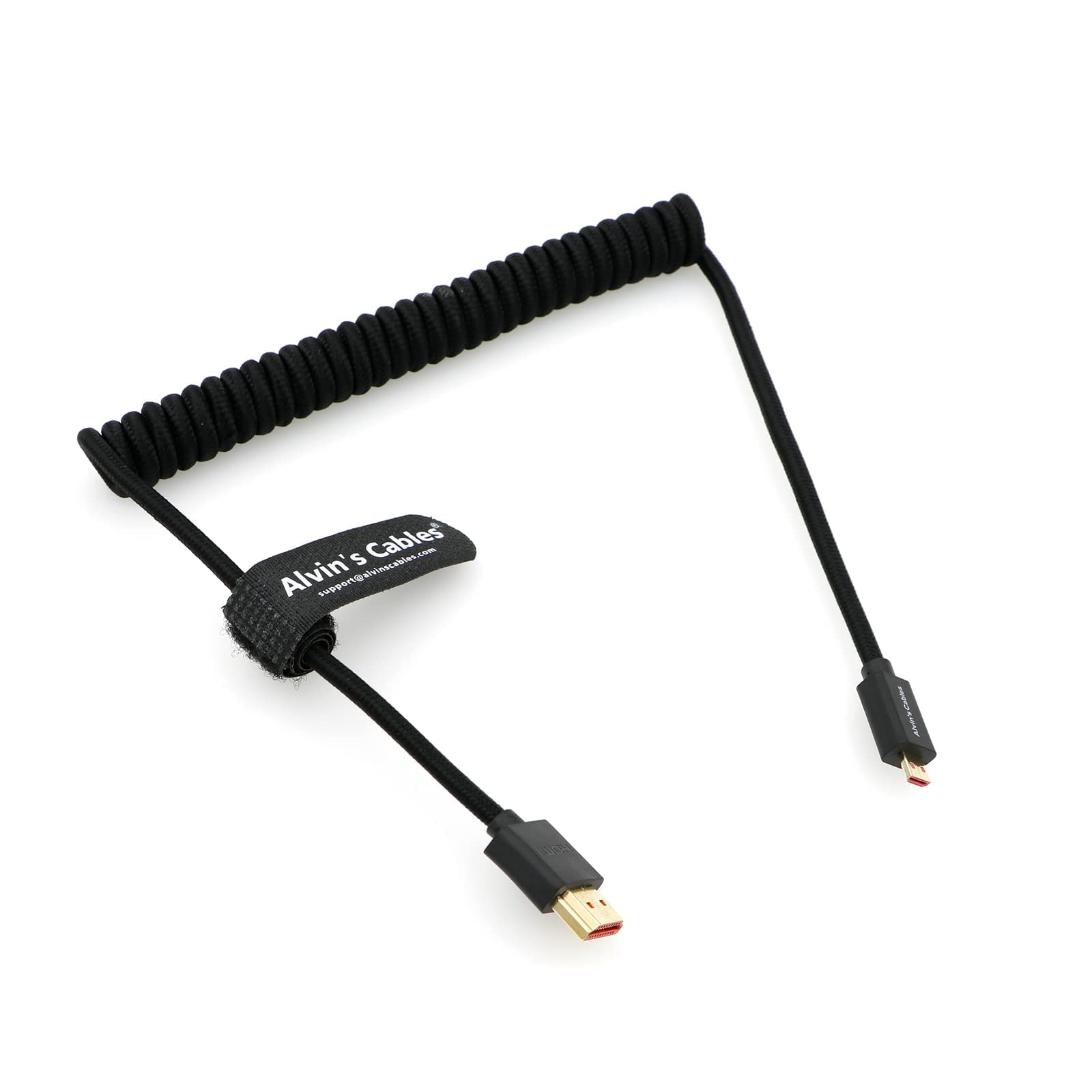 Alvin’s Cables 8K 2.1 Micro-HDMI to Full HDMI Cable for Atomos-Ninja-V 4K-60P Record 48Gbps HDMI for Canon-R5C,R5,R6