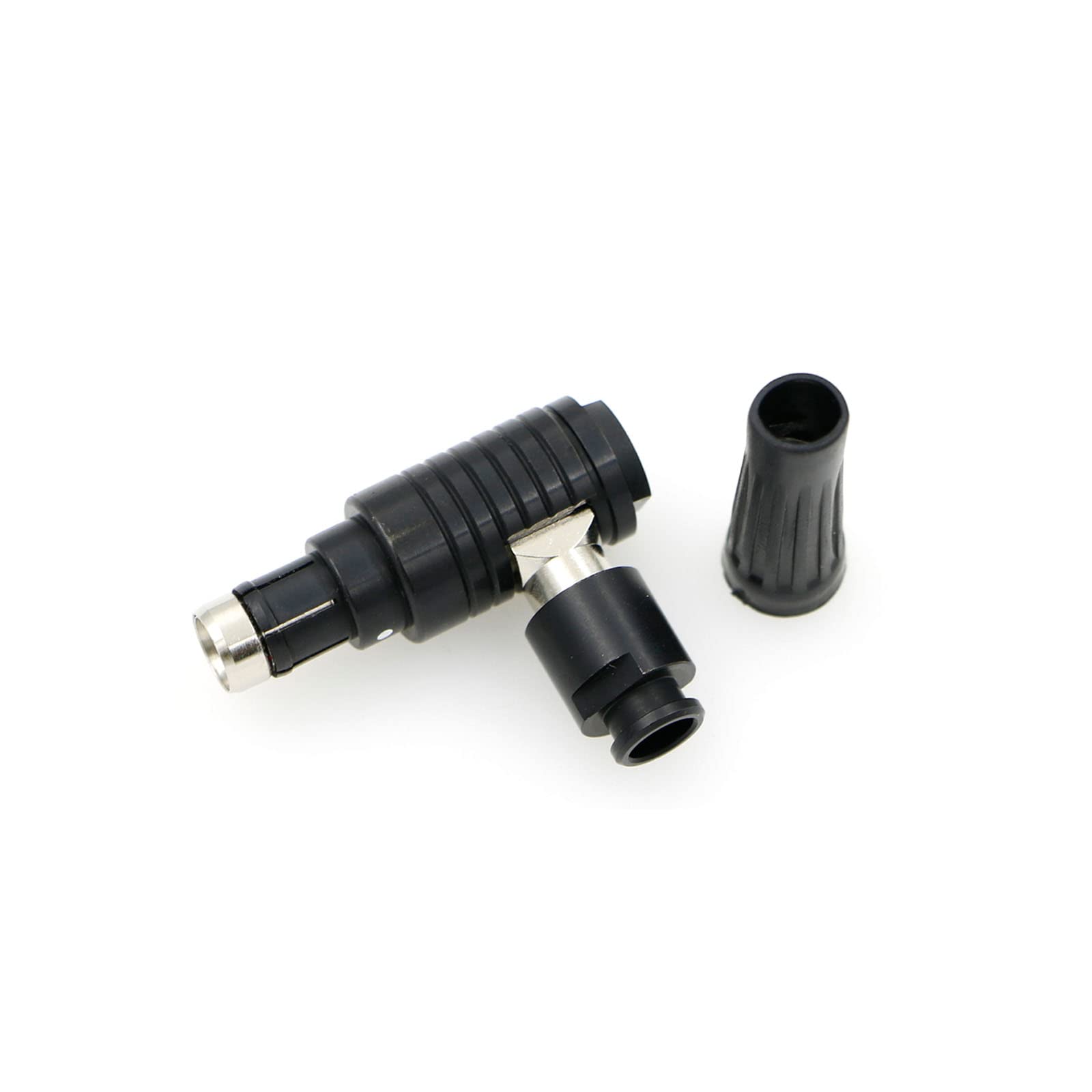 Alvin’s Cables Compatible Fischer S102 3 Pin Male Right Angle Connector for ARRI Alexa, RED DSMC2, for Sony Venice RS 3 Pin Plug