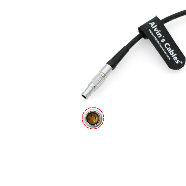 UDM-Sensorkabel für ARRI UDM-1 Sensoreinheit und Anzeigeeinheit 4-Pin auf rechtwinkliges 4-Pin-Kabel Kompatibel mit # K2.0006459 Alvin’s Cables