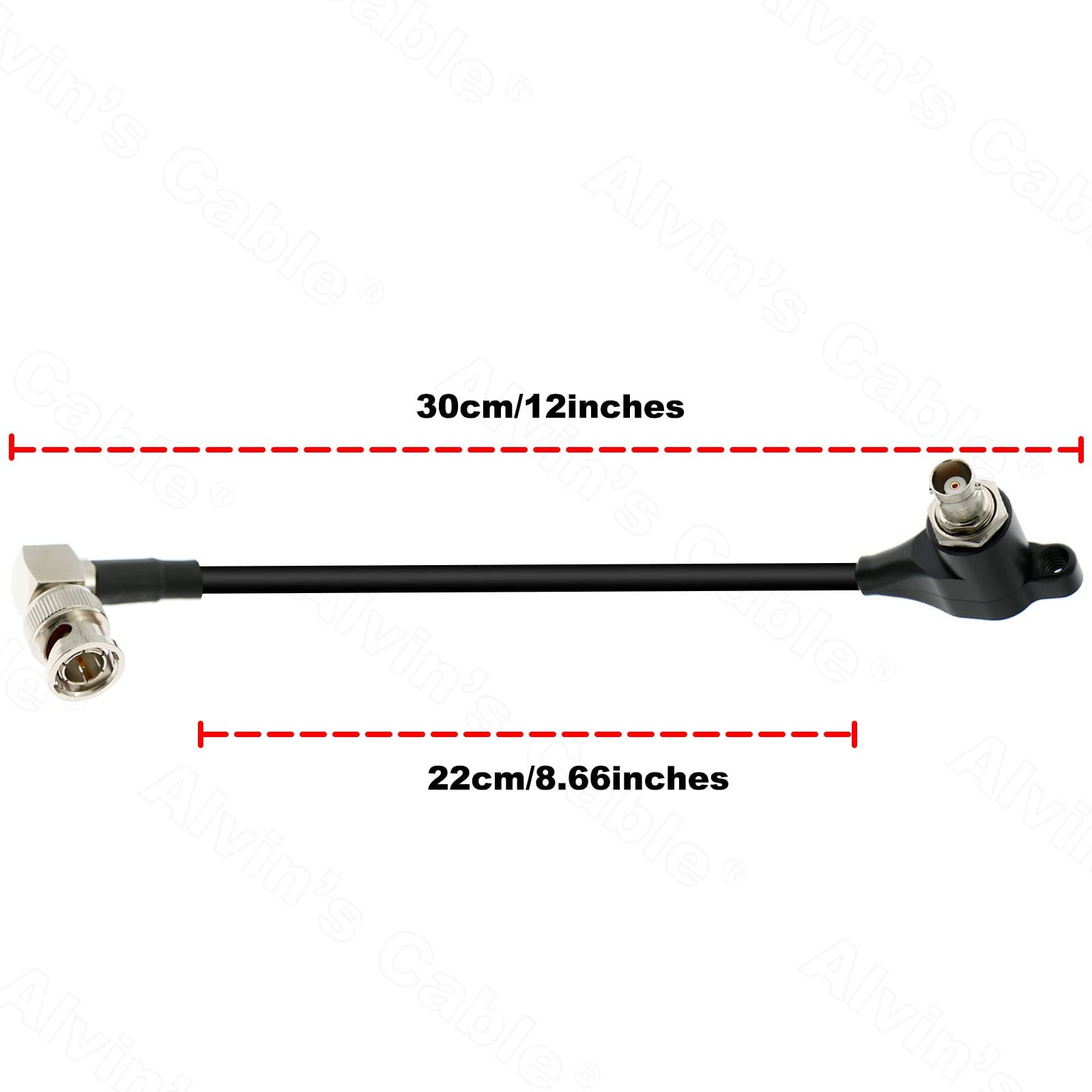 SDI-Protector for RED-Komodo SDI-Port-Protection-Cable Galvanic-Isolators BNC Male to Female Cord 8Inch|20CM Alvin’s Cables