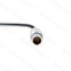Flexibles Netzkabel für Teradek Bond SmallHD-Monitor, drehbar, rechtwinklig, 2-poliger Stecker auf 2-poligen Stecker, geflochtenes Kabel, 45 cm | 18 Zoll Alvin's Cables