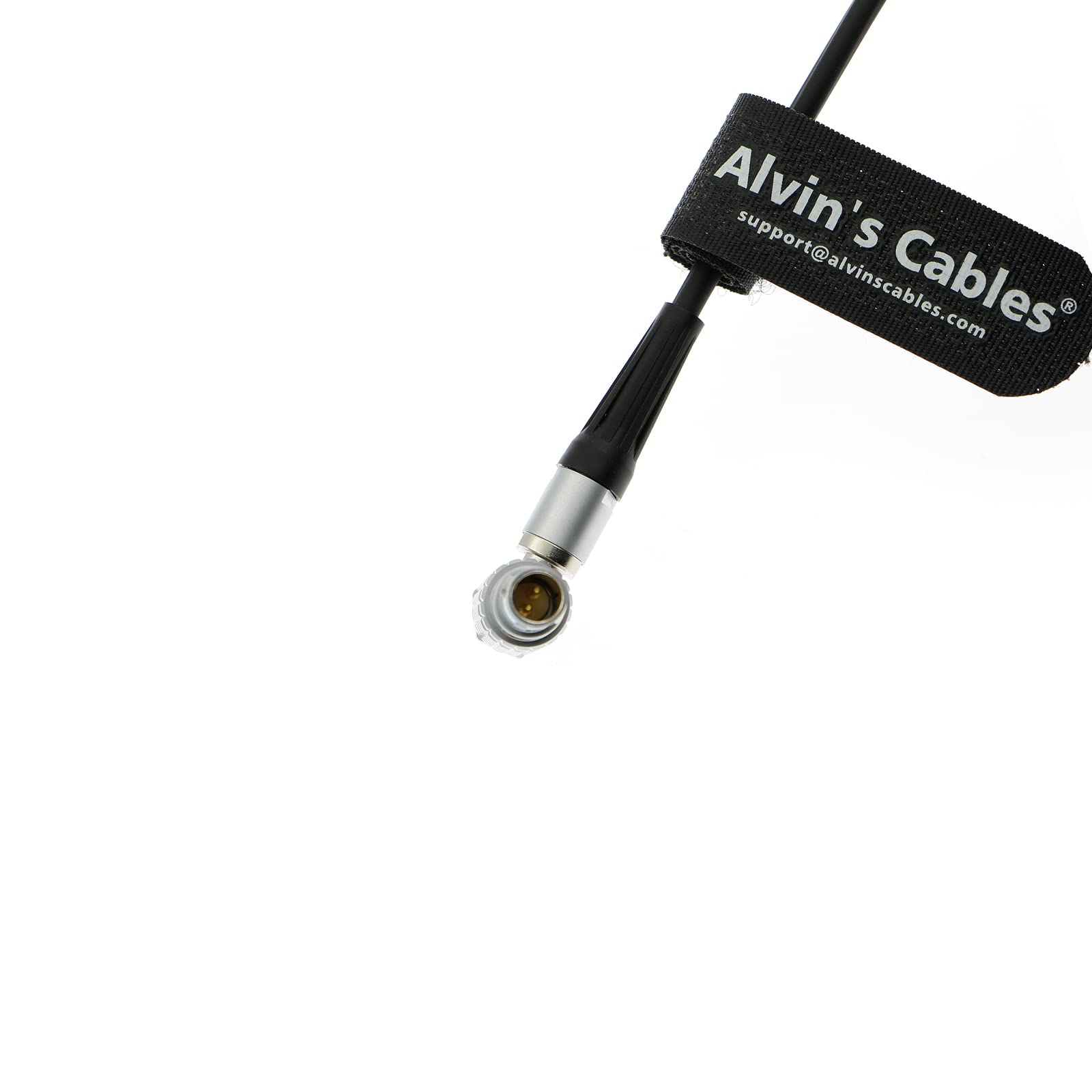 Alvin&#39;s Cables BMPCC 4K 6K Power Coiled Cable Weipu 2 Pin Female to Right Angle 2 Pin Male for Blackmagic Pocket Cinema Camera 4K 6K