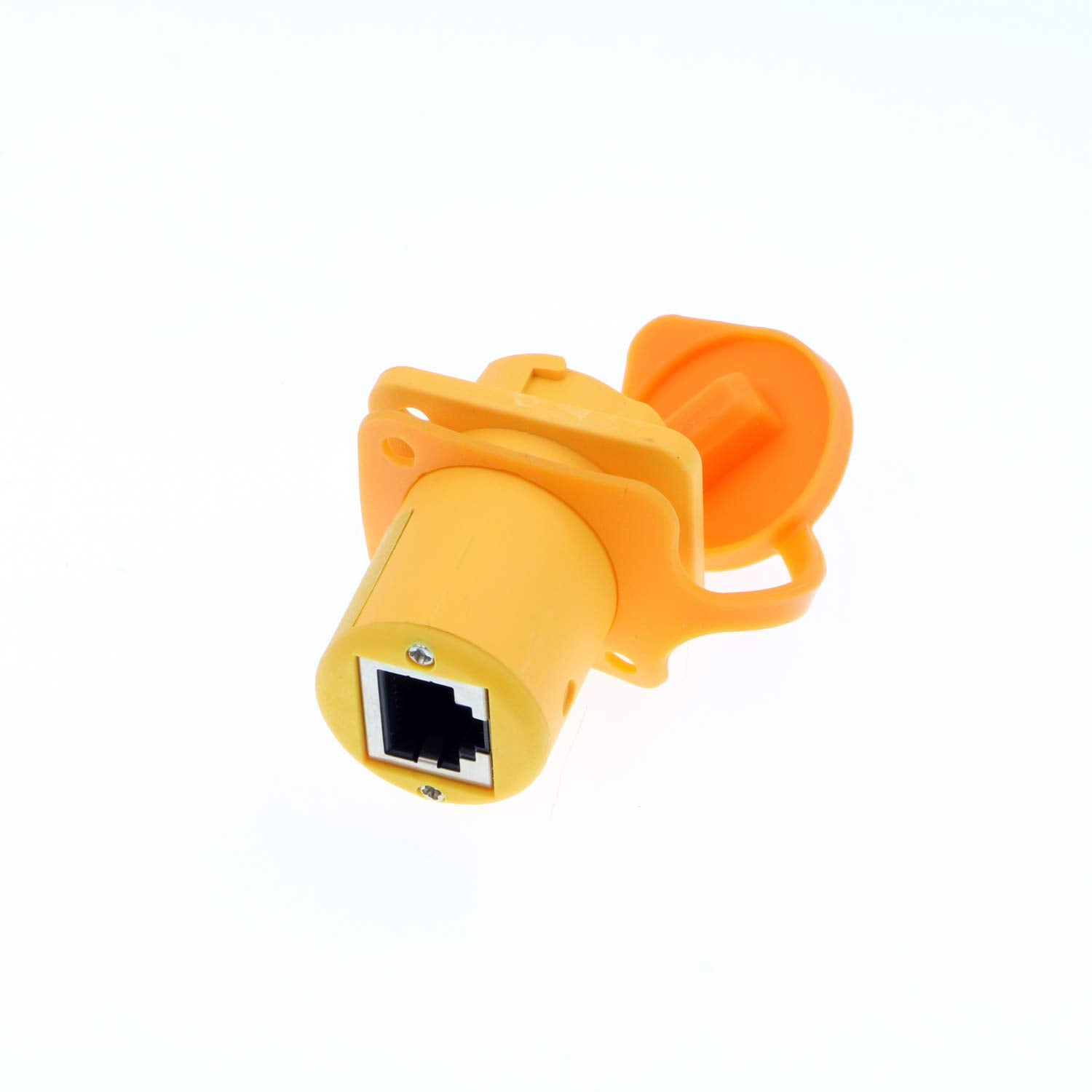Alvin&#39;s Cables 3 Pcs RJ45 Waterproof Coupler Socket Connector IP65 Ethernet Panel Mount RJ45 Connector