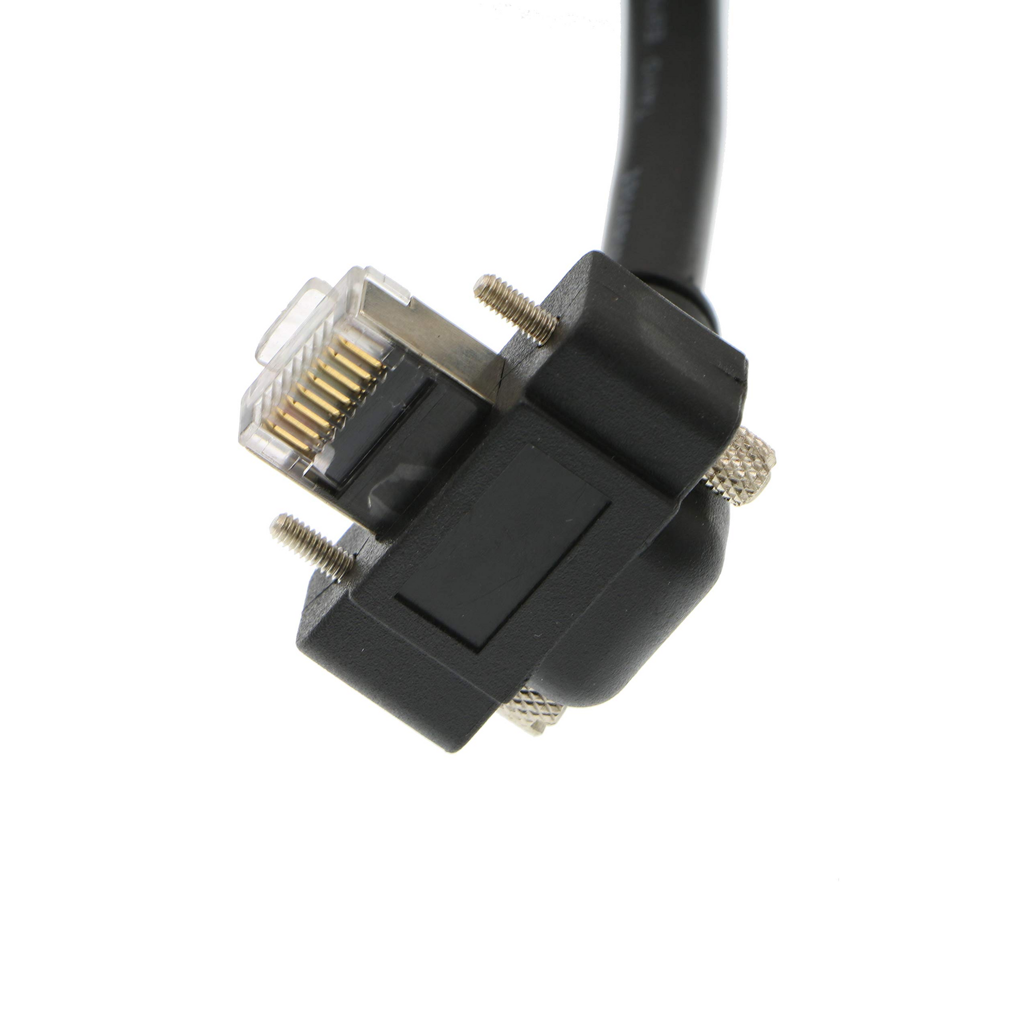 Alvin&#39;s Cables GigE Cat6 S STP Screw Lock Horizontal RJ45 DrC Cable for Basler Cameras 3M 5M 10M