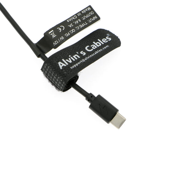 Alvin's Cables Type-C PD USB-C to EN-EL15|EP-5B Dummy Battery Coiled Power Cable for Nikon Z5 Z6 Z7 Z6II Z7II D500 D600 D610 D750 D780 D800 D810 D850 D7000 D7100 D7200 D7500 D800E D810A 1 V1 Camera