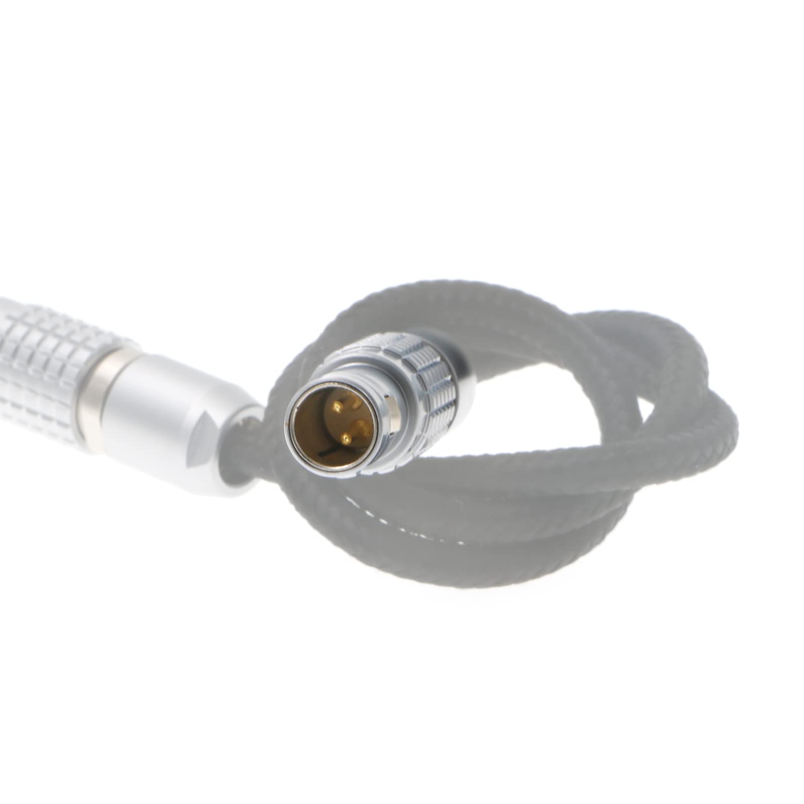 Flexible Power Cable for Nucleus M Motor from Letus Helix Jr. Gimbal Straight Nucleus M 7-Pin Male to 2-Pin Male Braided Wire 30cm Alvin’s Cables