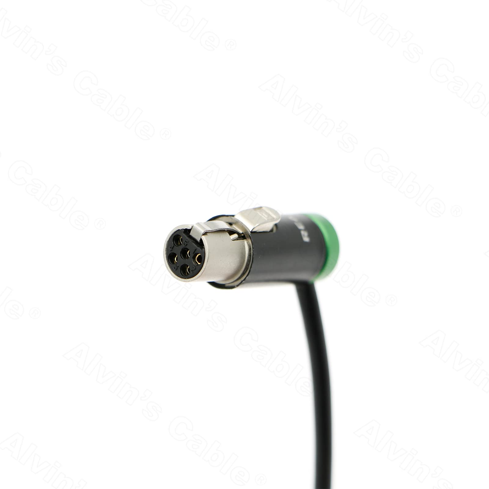 Alvin’s Cables Low-Profile TA5F to Dual LP XLR 3 Pin Male Audio-Cable for Wisycom-MCR54| Lectrosonics-DCHR-Receiver LP Mini XLR 5 Pin Female to Two XLR Output Splitter Cable for Sound Devices