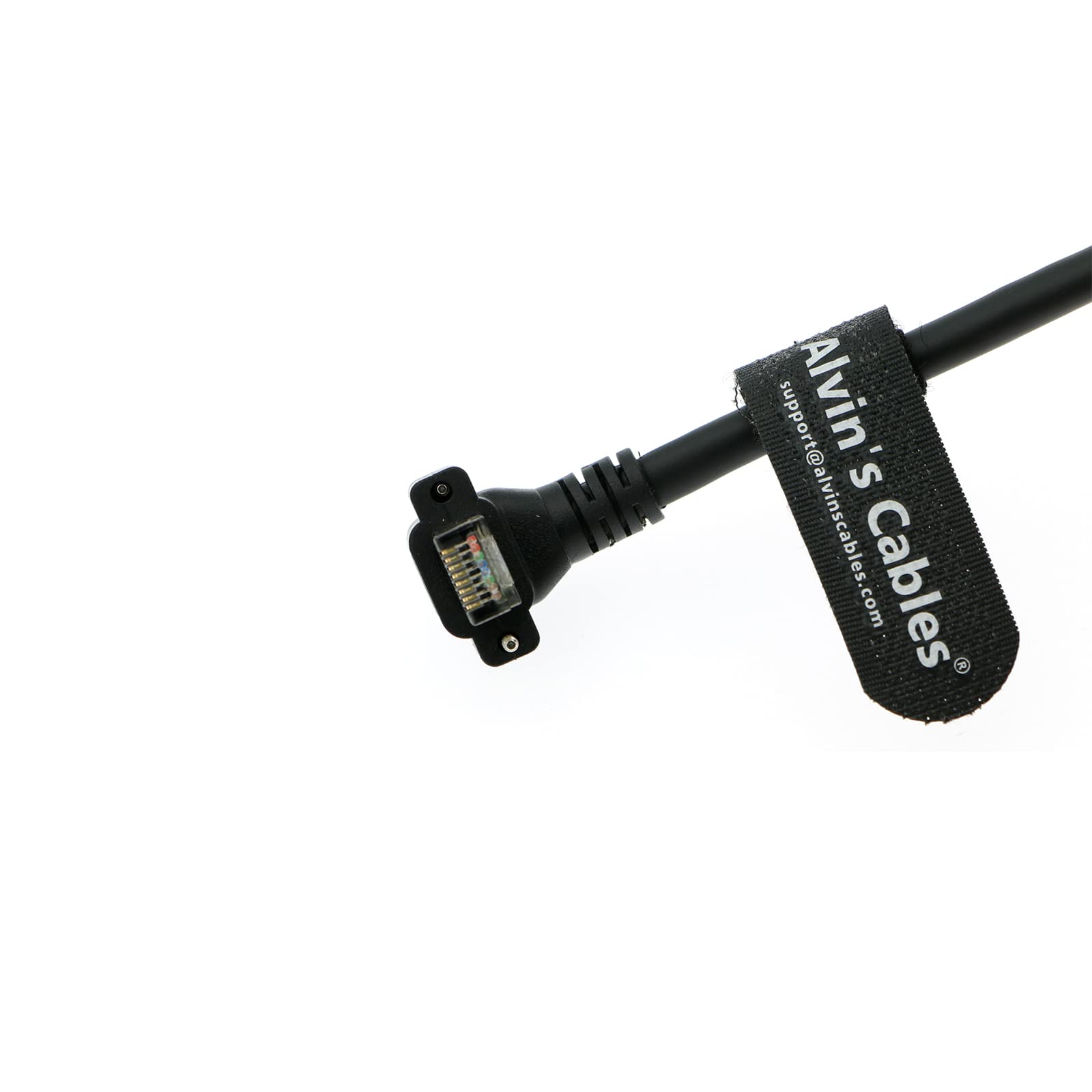 Alvin&#39;s Cables GigE Cat6 S STP Screw Lock Horizontal RJ45 DrC Cable for Basler Cameras 3M 5M 10M