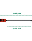 Alvin's Cables D Tap Male to 4 Port Dtap Female Splitter Power Cable for ARRI RED Cameras TILTA Steadicam IDX Battery