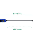 Alvin's Cables D Tap Male to 4 Port Dtap Female Splitter Power Cable for ARRI RED Cameras TILTA Steadicam IDX Battery