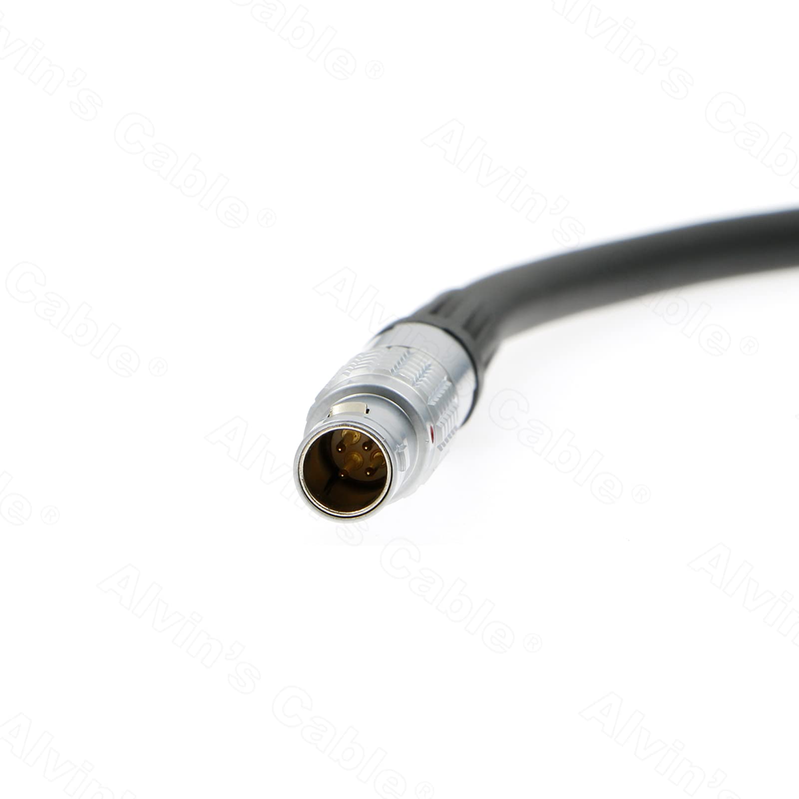 Alvin’s Cables Teradek RT Motor Cable for Teradek MDR.X Receiver | MOTR.X Motor| MK3.1 Motor Straight to Right Angle 4 Pin Male Power Control Cable 60cm|24inches